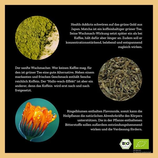 Image du produit Urban Tea Factory Natural Matcha High - Mélange de thé vert au Matcha & à la citronnelle - Verre bio