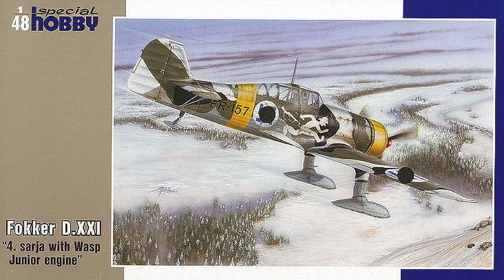 Actual product image Special Hobby Fokker D.XXI 4th Sarja with Wasp Junior Engine