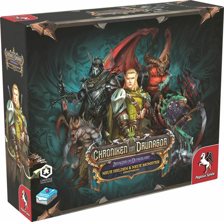Image du produit Pegasus Chronicles of Drunagor : New Heroes New Monsters (Expansion) (EN) (Allemand)
