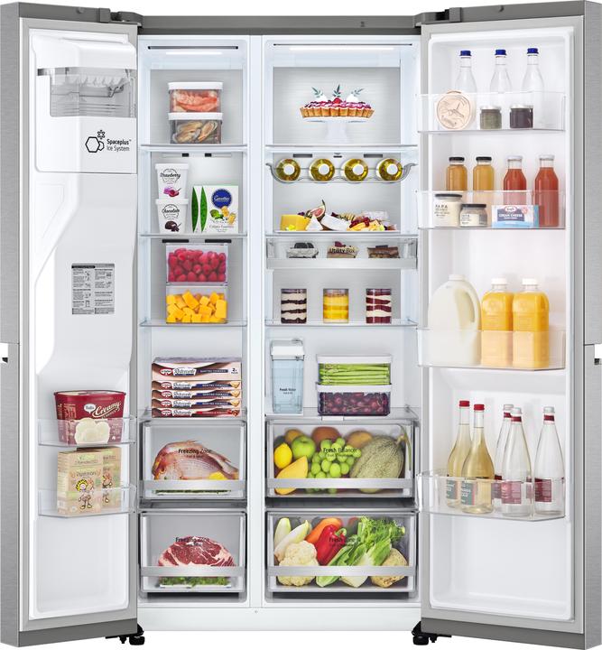 Produktbild LG GSLV91MBAD Side-by-Side Kühlkombination Freistehend D Edelstahl (635 l)