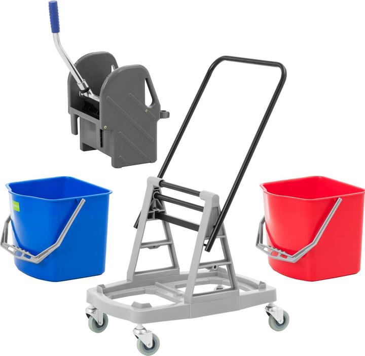 Actual product image Ulsonix Cleaning Trolley - with press - 2 buckets - 2 x 17 L (1 pcs.)