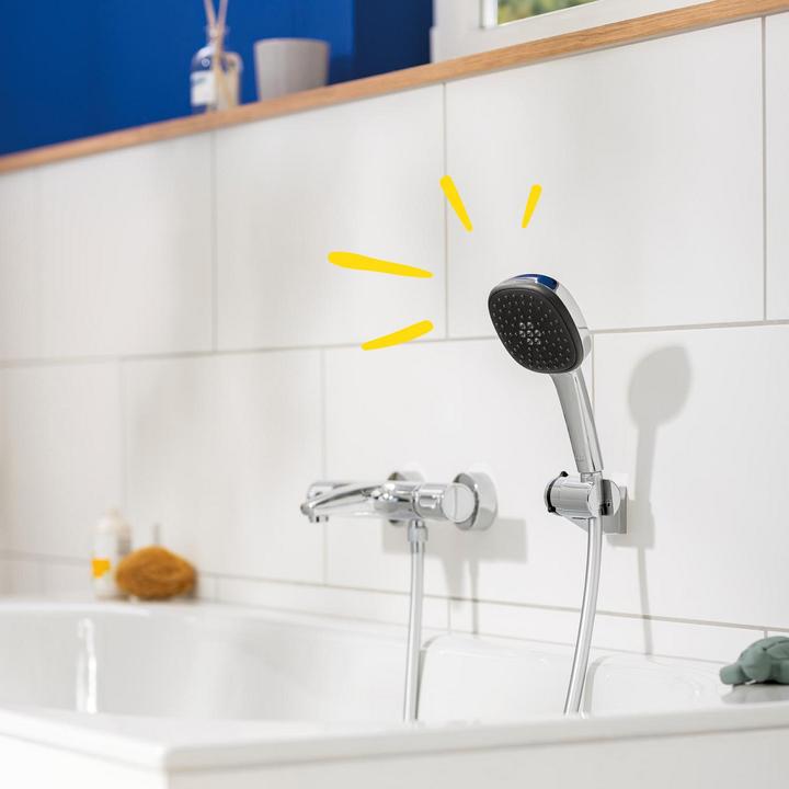 Immagine prodotto Grohe Doccetta Vitalio Comfort 110 QuickFix, deviatore di getto intelligente, risparmio d'acqua, 2 tipi (2 Tipi di raggi, 7 l/min)