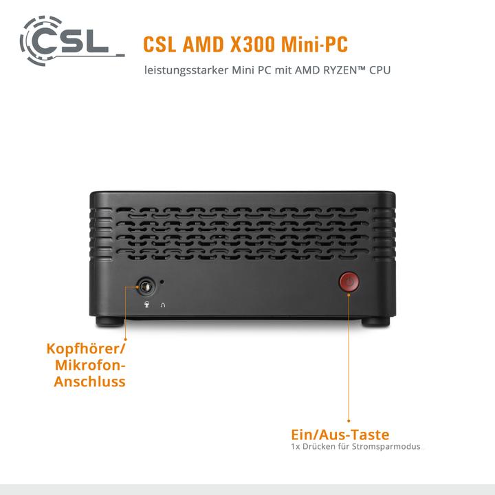 Actual product image CSL X300 (AMD Ryzen 5 5600G, 16 GB, 500 GB, AMD Radeon Graphics)