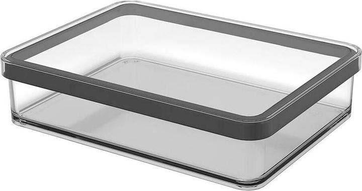 Produktbild Rotho LOFT Vorratsdosen KLAR schwarz (1 l)