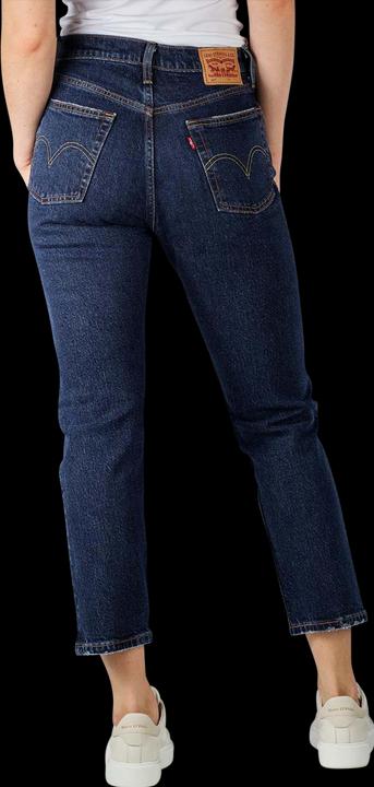 Actual product image Levis 501 Jeans Straight Cropped salsa authentic (W24/L26)