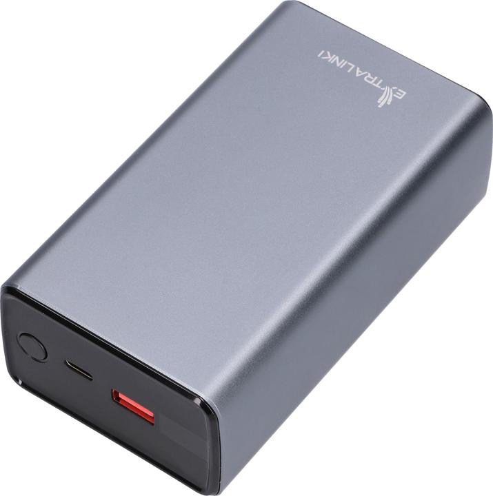 Produktbild Extralink EPB-127 30000mAh Srebrny | Powerbank | Power bank, 65W PD, USB-C (30000 mAh, 65 W, 111 Wh)