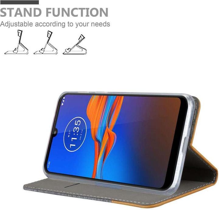 Productafbeelding Cadorabo Boek Jeans Optiek Cover (Motorola Moto E6 Plus)