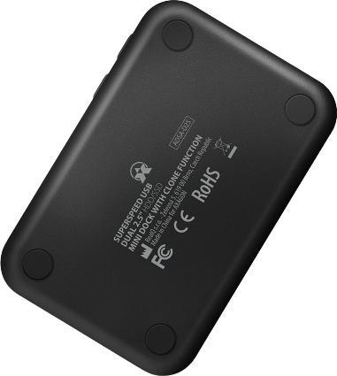 Immagine prodotto Axagon ADSA-D25 unità di archiviazione docking station USB 3.2 Gen 1 (3.1 Gen 1) Tipo micro-B Nero (2.5")