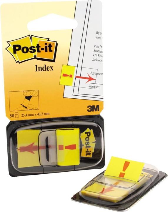 Image du produit Post-it Symbole des onglets de l'index (25 x 43 mm)