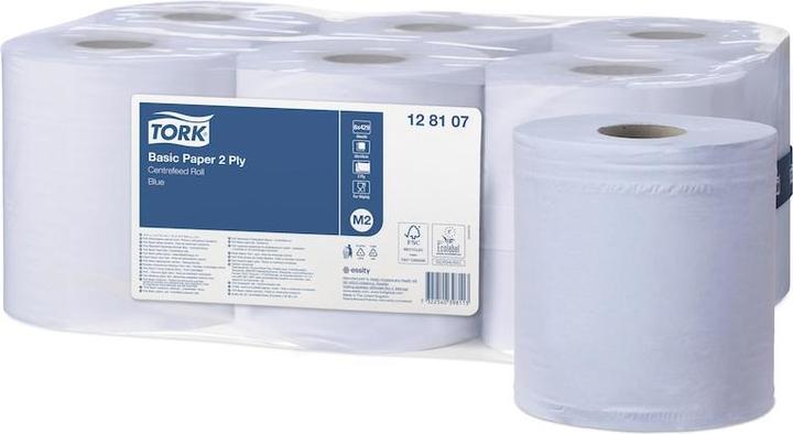 Actual product image Tork Basic Paper Centre Roll Blue 6x150m (6 x)