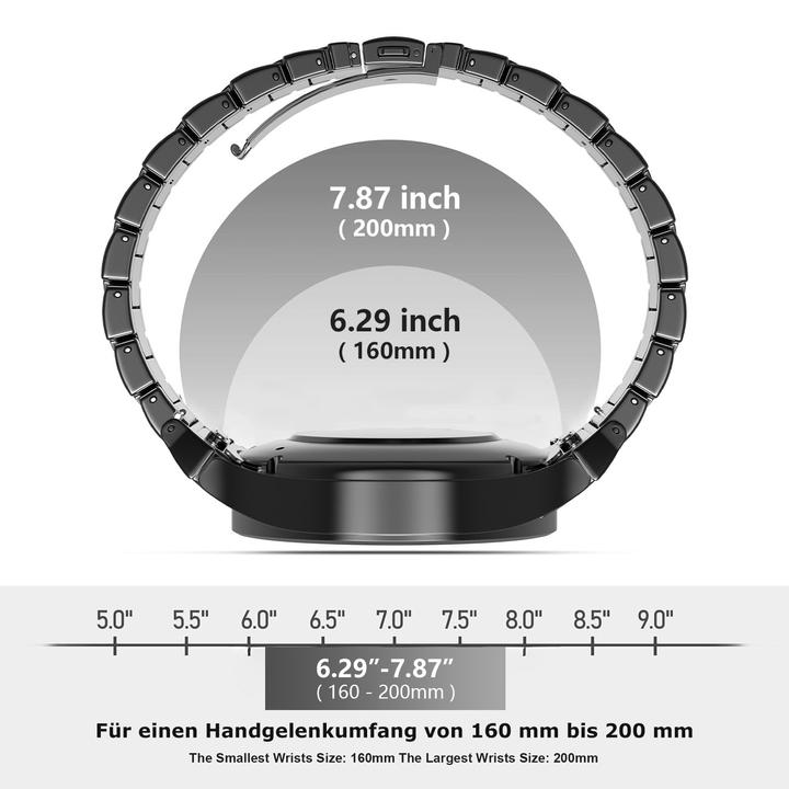 Actual product image Pedea Titanium watch strap (20 mm, Titanium)