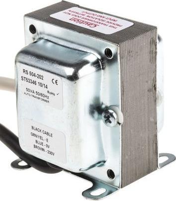 Actual product image Rs Pro Step up/down autotransformer,50VA