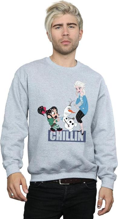 Immagine prodotto Disney Wreck It Ralph Elsa And Vanellope Felpa Uomo (M)