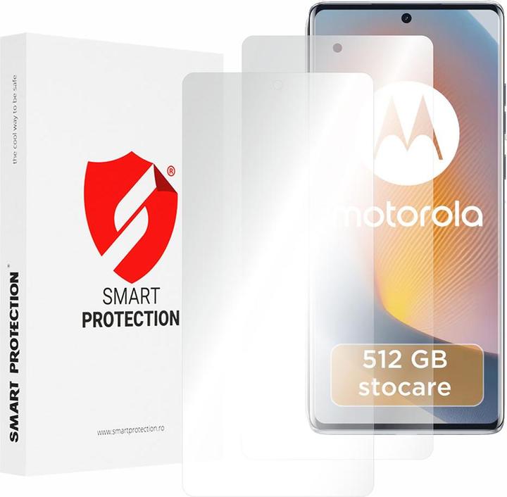 Image du produit Smart Protection - Premium Classic (2 pack) - Motorola Edge 50 Fusion - Clear (2 pièce(s), Motorola Edge 50)