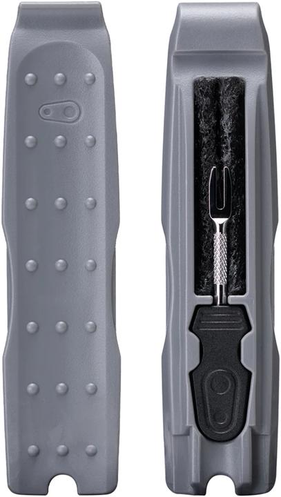 Actual product image Crankbrothers S.O.S. TS2 Stash utility strap + Tire lever + Tubeless Repair Kit, black
