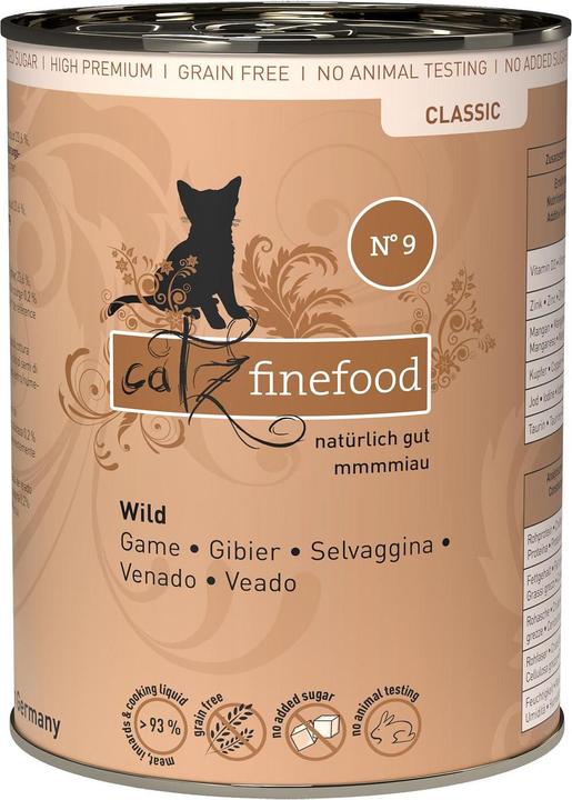 Immagine prodotto Catz Finefood No.09 Selvaggio (Adulto, 1 pz., 400 g)