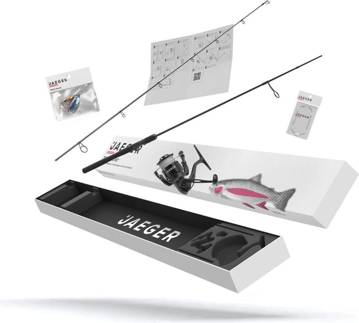 Image du produit Jaeger Trout Go Kit 2 - Forellen Starter Combo (Tige ronde)