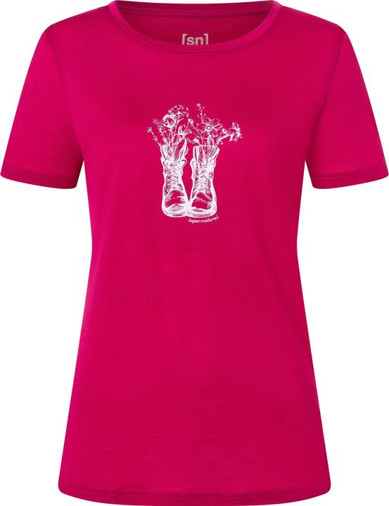 Actual product image Super Natural W Flower Boots Tee (S)
