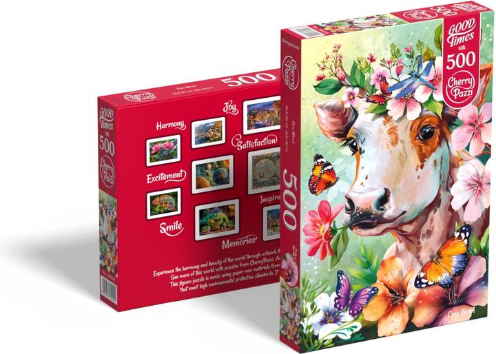 Actual product image Cherry Pazzi Puzzle 500 pieces - Cow Wow! (500 pieces)