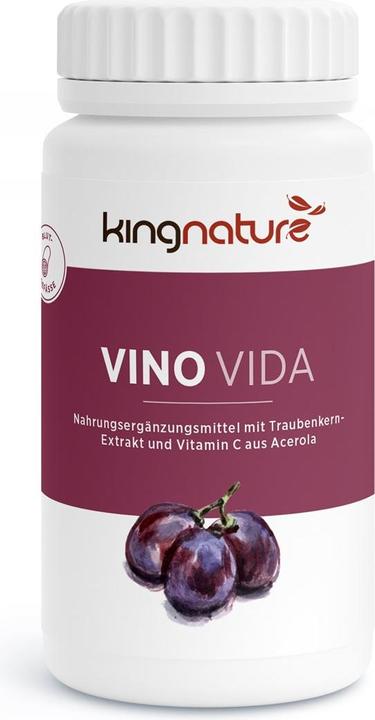Actual product image Kingnature Vino Vida Caps (90 Piece, Capsules, 83 g)