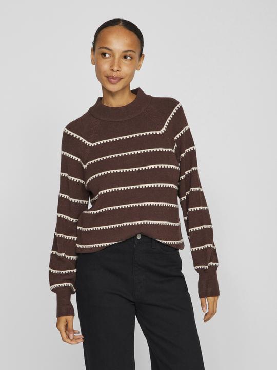 Produktbild Vila Gestreifter Strickpullover (S)