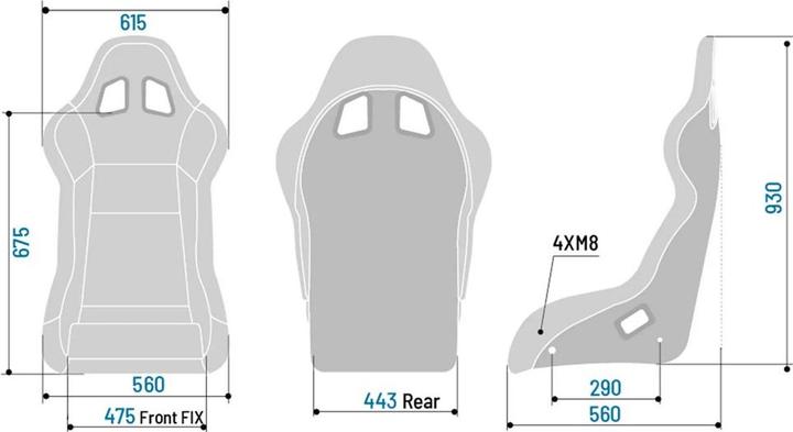 Actual product image Sparco Racing Seat Evo XL QRT X