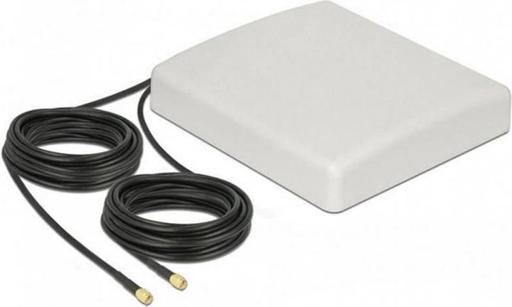 Delock LTE/HSPA/GSM antenna, 2x SMA connector (GSM, Wi-Fi, Lora, 3G, 2G)