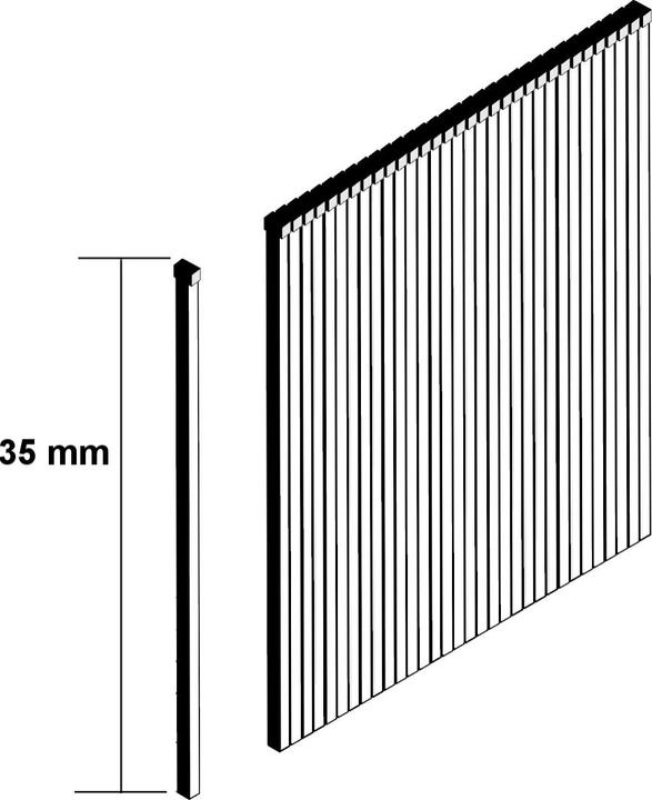 Produktbild Makita Stauchkopfnagel Brads 35 mm 5000 Stück galvanisiert ( F-31915 ) für Nagler DBN500/AF50