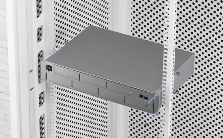 Actual product image Ubiquiti UniFy UNAS-Pro - NAS Server (2U) - 7 Bays - RAM 8 GB - 10Gb/s - Gigabit Ethernet - Grey (0 TB)