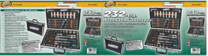 Produktbild Mannesmann Steckschlüsselsatz 232 teiliger