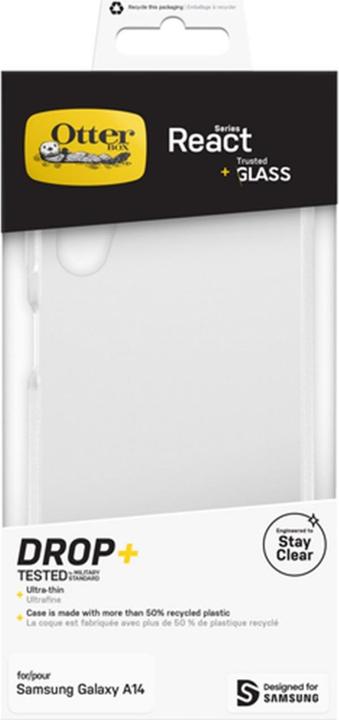 Produktbild OtterBox React + Glass Bundle - Kit (Samsung Galaxy A14)
