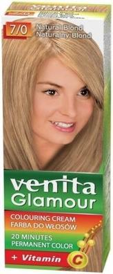 Produktbild Venita Glamour Colouring Hair Dye 7/0 Naturalonde 100Ml (7, 0 Natural Blonde)