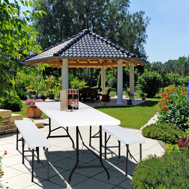 Actual product image Relaxdays Garden table (220 cm)