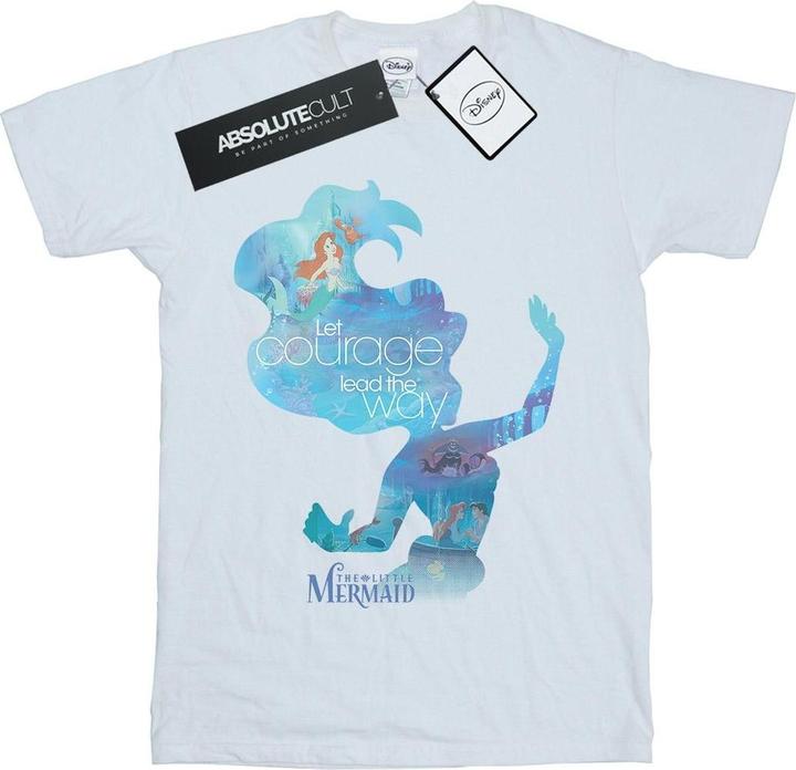 Disney Princess Ariel Filled Silhouette TShirt