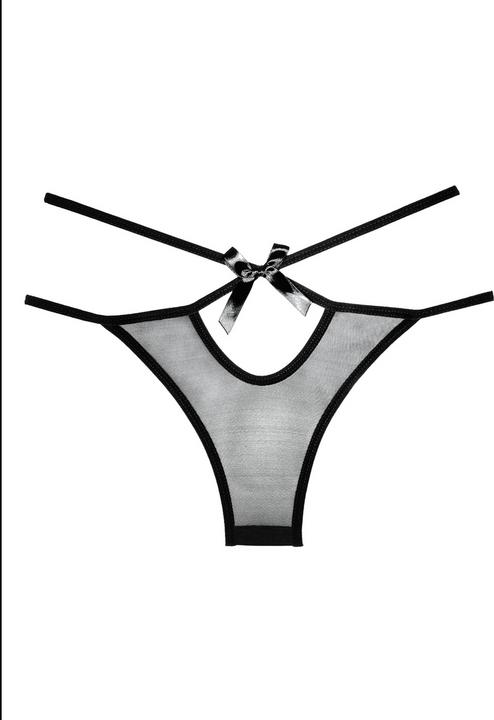 Actual product image Allure Naughty Vanilla Panty - Black (One size)