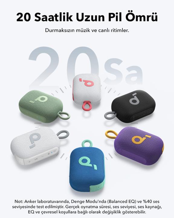 Actual product image soundcore Select 4 Go Mavi (18 h, USB power delivery)