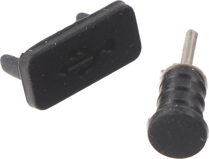 Actual product image AccuCell Dust Cover Set for USB Type C (USB-C) & Headphones