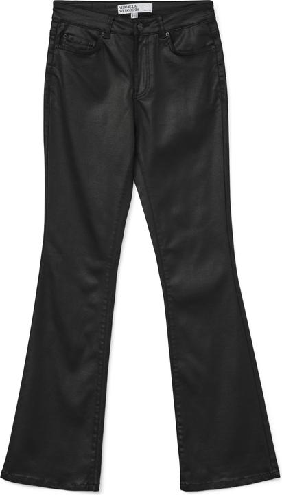Actual product image Vero Moda Vmflash Mr Flared Coated Pants Noos (30)