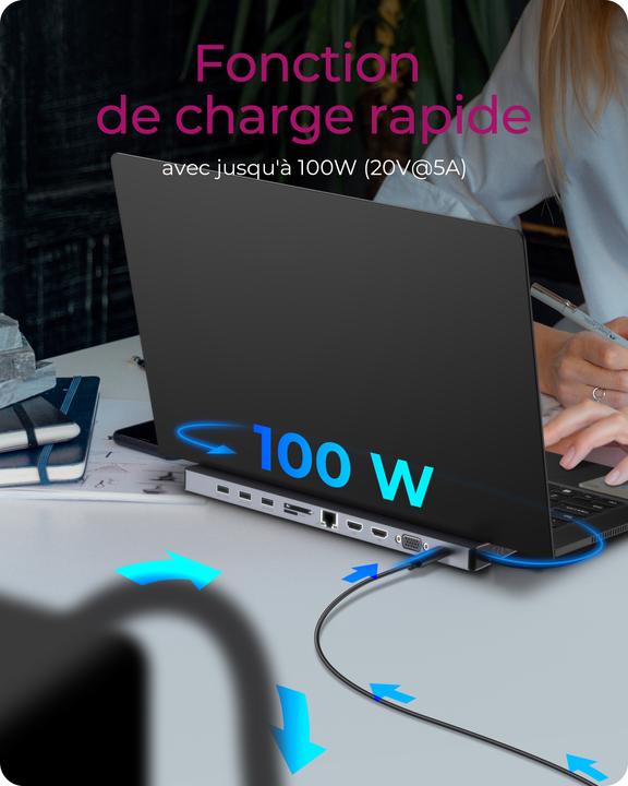 Produktbild Icy Box IB-DK2106-C (USB-C, 1 Ports)