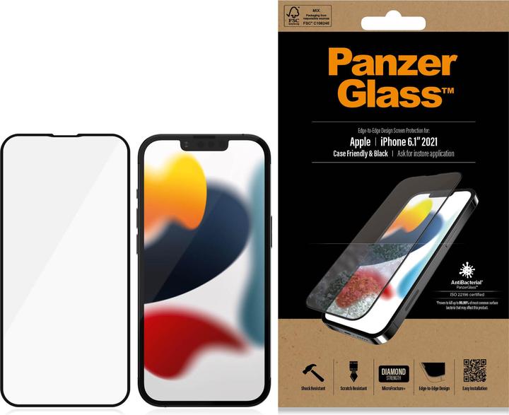 Produktbild PanzerGlass Displayschutzfolie (1 Stück, Apple iPhone 13)