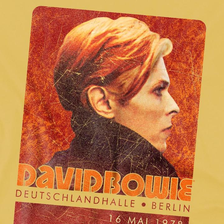 Immagine prodotto David Bowie Stage Tour Berlin '78 Maglietta Uomo (L)