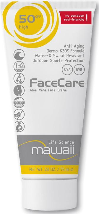 Produktbild mawaii FaceCare SPF 50 (Sonnencreme, SPF 50, 75 ml, 100 g)