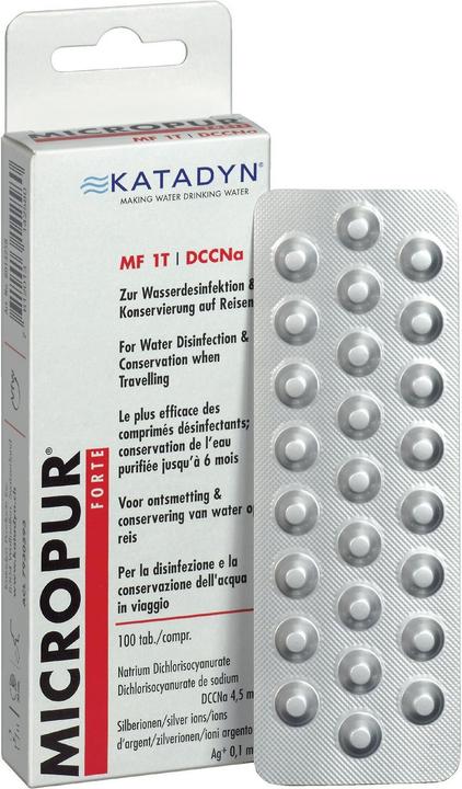 Katadyn Forte MF1/100T (ES/DK/SE/NO/FI) 4x25 Tabl.