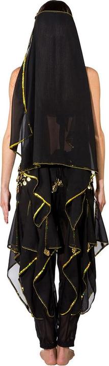 Produktbild Orlob Bauchtanzkostüm, schwarz/gold (S/M)