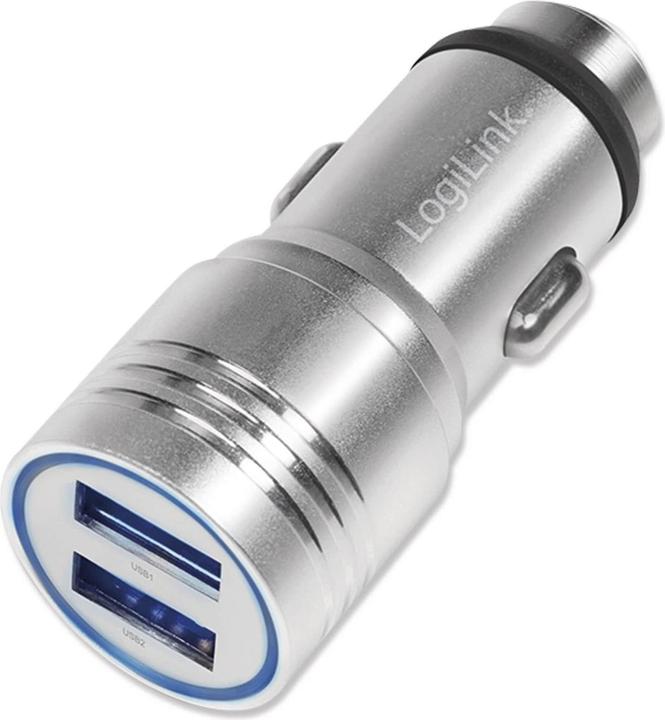 Immagine prodotto LogiLink Adattatore di ricarica per auto USB