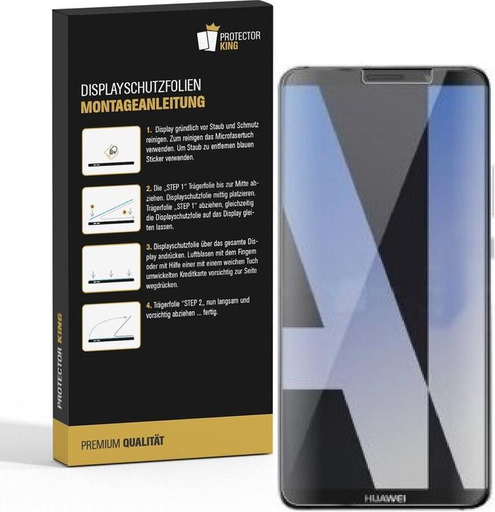 Produktbild Protectorking 4x Premium Displayschutzfolie 3D KLAR (4 Stück, Huawei Mate 10)