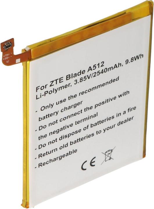 Image du produit AccuCell Batterie ZTE BA910 Batterie Blade A910, Blade A910 Dual