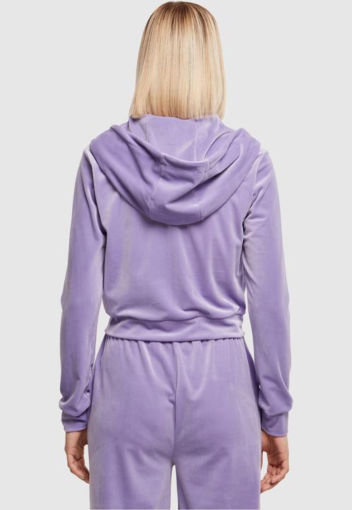 Immagine prodotto Urban Classics Felpa corta da donna con cappuccio in velluto (XL)