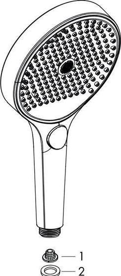 Produktbild hansgrohe Rainfinity 130 EcoSmart (3 Strahlarten, 8.50 l/min)