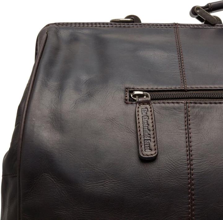 Immagine prodotto The Vegan Cow Chesterfield Marca Leren Weekendtas Bruin Corfu (41.90 l)